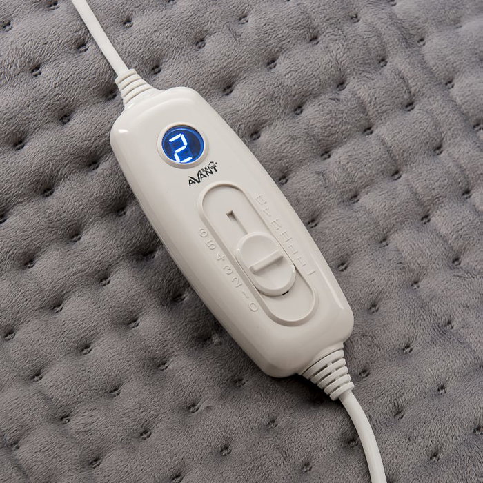 AVANT Almohada Eléctrica Cervical con Sujeción para Cuello, 63 x 42 cm, 100W, 3 Temperaturas, Almohadilla Calefactora