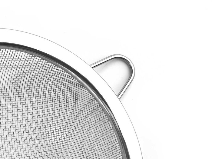 Kinvara Colador de Acero Inoxidable con Soporte, Diámetro 16 cm, Longitud 30 cm, Color Metal (Set de 12) Kinvara Colador de Acero Inoxidable con Soporte, Diámetro 16 cm, Longitud 30 cm, Color Metal (Set de 12)