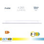 EDM Regleta LED 40W 4265 Lumen, Temperatura de Luz Variable 3000K 4000K 6500K, 3CCT, 120 cm, Blanco, IP20, Clase F, 360°