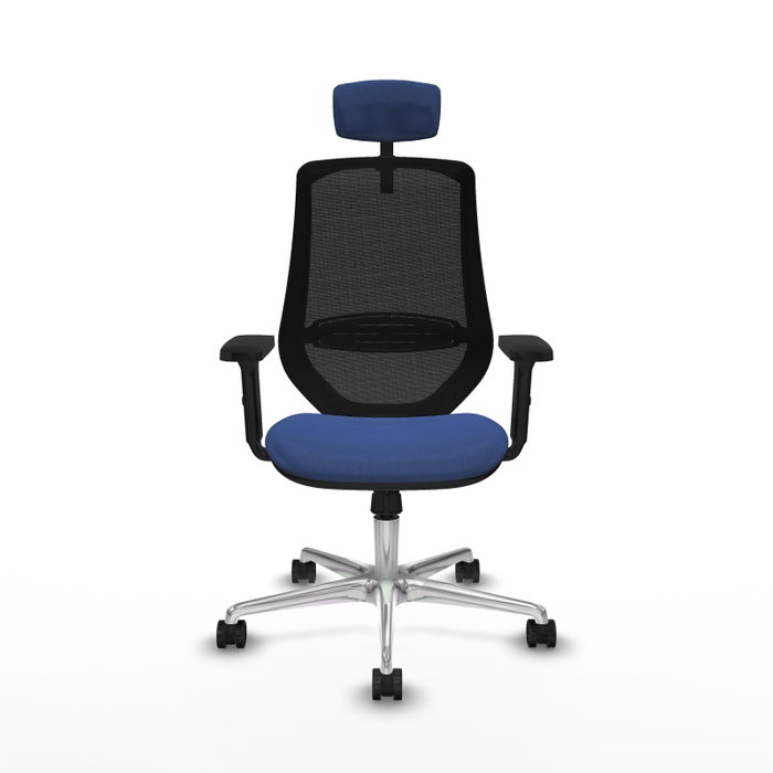 PIQUERAS Y CRESPO Silla de oficina Mardos con mecanismo Sincro, Azul marino y Negro PIQUERAS Y CRESPO Silla de oficina Mardos con mecanismo Sincro, Azul marino y Negro