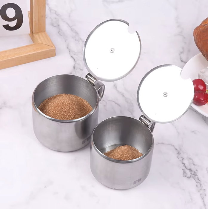 Inde Azucarero Acero 7.3 x 6.6 x 8.7 cm (12 Unidades)