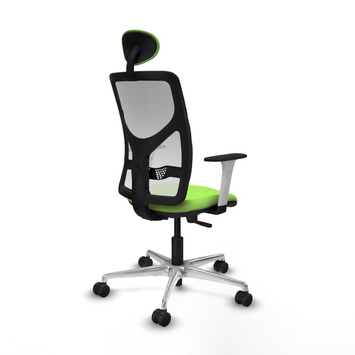 PIQUERAS Y CRESPO Silla de oficina Motilla con mecanismo Sincro, Pistacho y Blanco PIQUERAS Y CRESPO Silla de oficina Motilla con mecanismo Sincro, Pistacho y Blanco