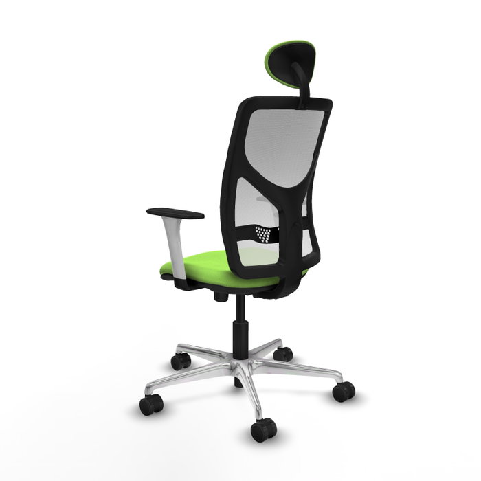 PIQUERAS Y CRESPO Silla de oficina Motilla con mecanismo Sincro, Pistacho y Blanco PIQUERAS Y CRESPO Silla de oficina Motilla con mecanismo Sincro, Pistacho y Blanco