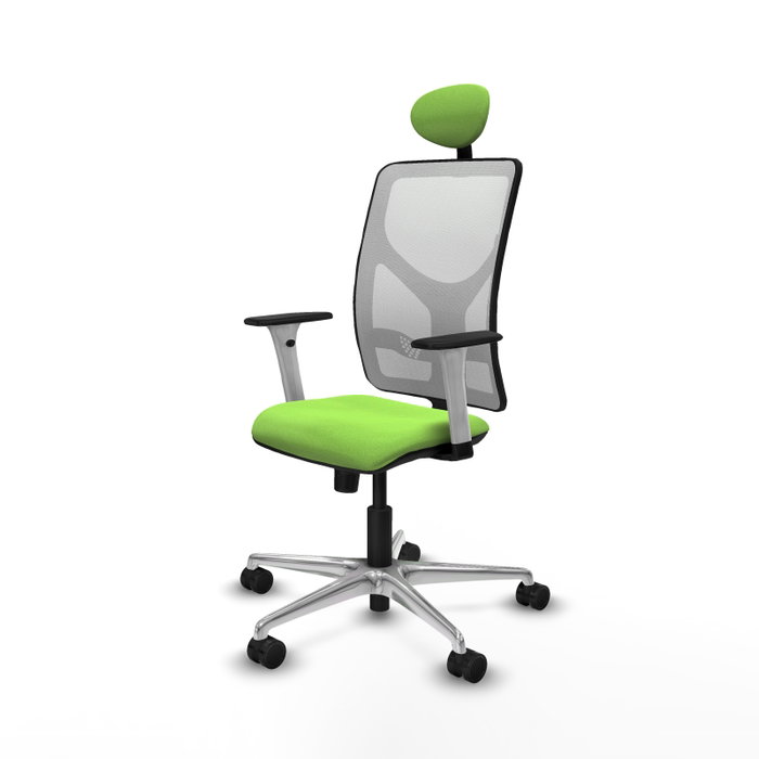 PIQUERAS Y CRESPO Silla de oficina Motilla con mecanismo Sincro, Pistacho y Blanco PIQUERAS Y CRESPO Silla de oficina Motilla con mecanismo Sincro, Pistacho y Blanco