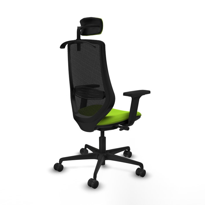 PIQUERAS Y CRESPO Silla de oficina Mardos con mecanismo Sincro/Traslack color Pistacho y Negro PIQUERAS Y CRESPO Silla de oficina Mardos con mecanismo Sincro/Traslack color Pistacho y Negro
