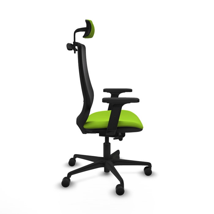 PIQUERAS Y CRESPO Silla de oficina Mardos con mecanismo Sincro/Traslack color Pistacho y Negro PIQUERAS Y CRESPO Silla de oficina Mardos con mecanismo Sincro/Traslack color Pistacho y Negro