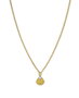 Rosefield Sunray Pendant Necklace with Crystals Dorado