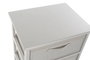 DKD Home Decor Cajonera de Bambú y Paulownia Blanca con 5 Cajones