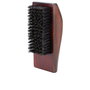 Lussoni Cepillo de Barba Natural Rectangular, Madera de Arce con Cerdas de Jabalí de Dureza Media, para Desenredar y Cuidar la Barba