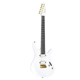 DIVITONE Smart Guitar DSG-10AO - Guitarra Eléctrica con Efectos Integrados, 9 Módulos, 100 Efectos, 100 Ritmos, 24 Trastes, Pastillas HH, Arctic Ore, Blanco