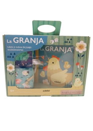 EDEBE LA GRANJA. Libro y cubos de juego multisensorial