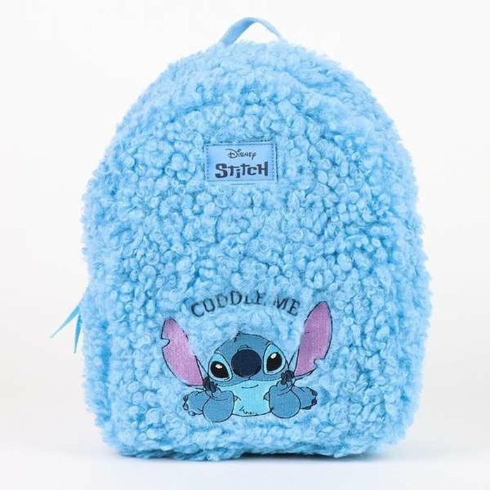 Cerdá Mochila Casual Stitch Disney Borreguillo Azul