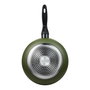 San Ignacio Sartén de Aluminio Prensado para Inducción Experto Ø20 cm, Acabado Verde, Mango Soft Touch, pq-7764c
