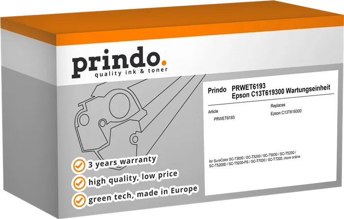 Prindo Kit de mantenimiento PRWET6193 original Prindo Kit de mantenimiento PRWET6193 original