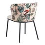 Ixia Silla Pavo Real Beige Tejido-Metal