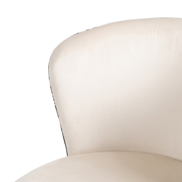 Ixia Silla Pavo Real Beige Tejido-Metal Ixia Silla Pavo Real Beige Tejido-Metal