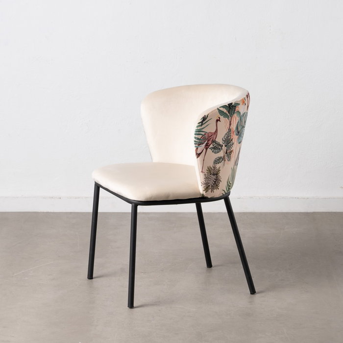 Ixia Silla Pavo Real Beige Tejido-Metal Ixia Silla Pavo Real Beige Tejido-Metal