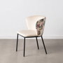 Ixia Silla Pavo Real Beige Tejido-Metal