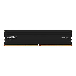 Crucial Pro DDR5 16GB DIMM 288-PIN Low Profile, 6000MHz PC5-48000, CL48, 1.1V, Unbuffered, On-Die ECC, Color Negro Mate