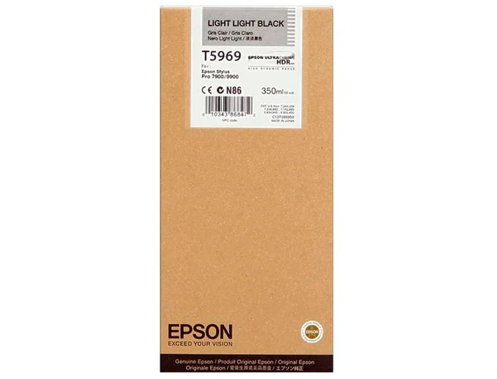 Epson T5969 Cartucho de Tinta Gris Claro 350ml