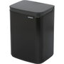 Brabantia BO Papelera 4 Litros Negro Mate