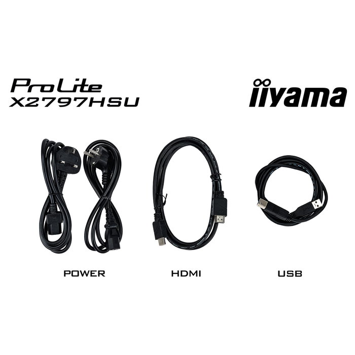 iiyama ProLite X2797HSU-B1 Monitor 27'' Full HD IPS 120Hz Black iiyama ProLite X2797HSU-B1 Monitor 27'' Full HD IPS 120Hz Black