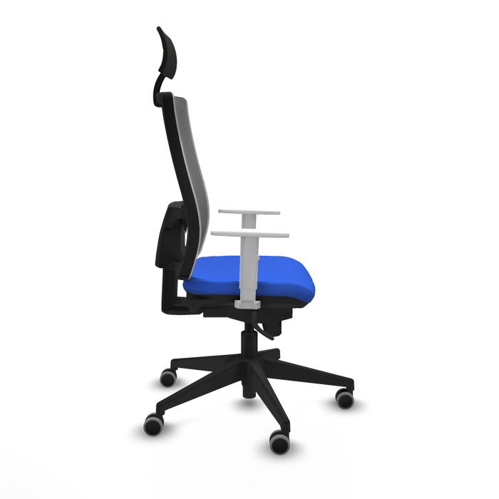 PIQUERAS Y CRESPO Silla de oficina Horna con mecanismo Sincro, Azul y Gris PIQUERAS Y CRESPO Silla de oficina Horna con mecanismo Sincro, Azul y Gris