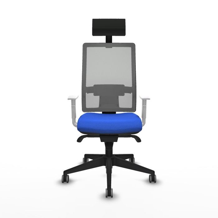 PIQUERAS Y CRESPO Silla de oficina Horna con mecanismo Sincro, Azul y Gris PIQUERAS Y CRESPO Silla de oficina Horna con mecanismo Sincro, Azul y Gris