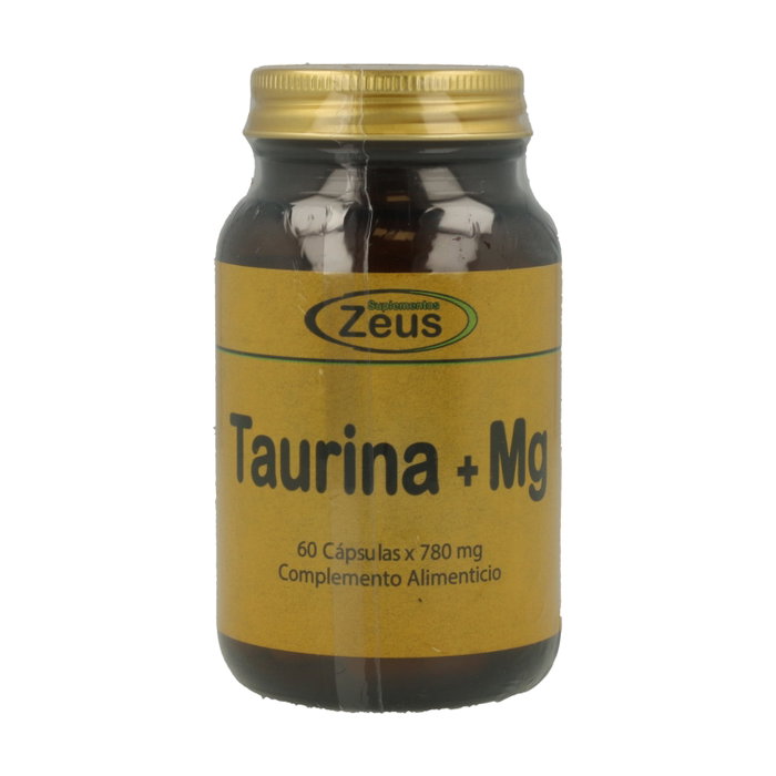 Zeus Taurina+Mg 60 Cápsulas - Complemento Alimenticio con L-Taurina, Magnesio y Vitaminas B Zeus Taurina+Mg 60 Cápsulas - Complemento Alimenticio con L-Taurina, Magnesio y Vitaminas B