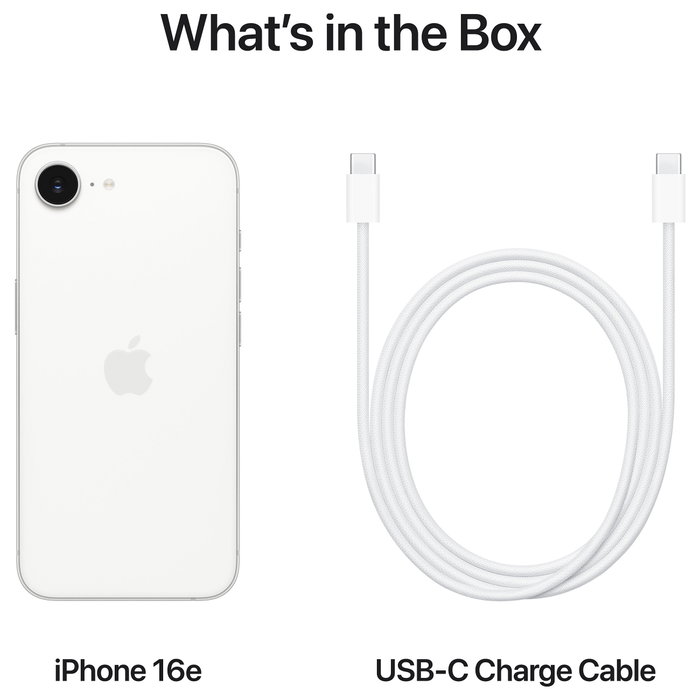 Apple iPhone 16e 128GB Blanco