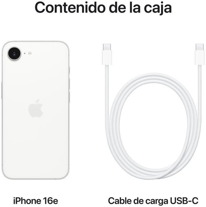 Apple iPhone 16e 128GB Blanco