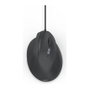 Hama ECM-500R Ratón ergonómico vertical con cable, 1800 DPI, 7 botones, Negro