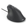 Hama ECM-500R Ratón ergonómico vertical con cable, 1800 DPI, 7 botones, Negro