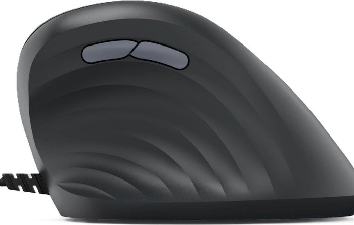 Hama ECM-500 ratón alámbrico ergonómico negro