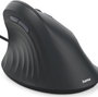 Hama ECM-500 ratón alámbrico ergonómico negro