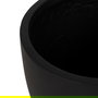 S/4 Maceteros Negro Fibra de Magnesio 44 X 44 X 41,50 cm