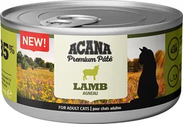 Acana Feline Premium Pate de Cordero Comida Húmeda para Gato - 24 Paquetes de 85 gr (Total 2.04 kg)
