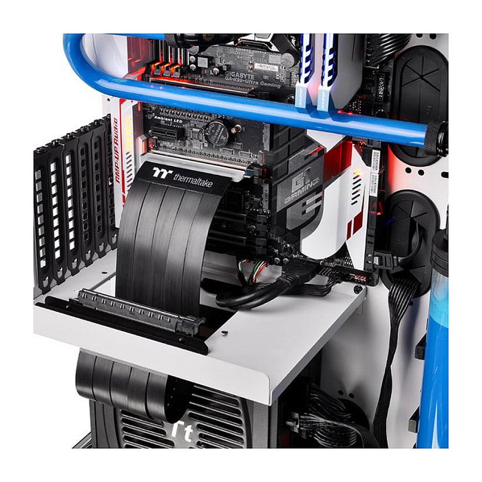 Thermaltake AC 045 CN1OTN C1 Extensor de Cable PCI Express 3.0 300 mm Negro Gris