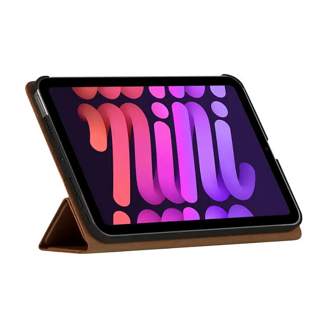 dbramante Risskov Funda Folio para iPad Pro 11" (M5 2025/M4 2024) en Cuero de Grano Entero Color Bronceado