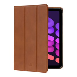 dbramante Risskov Funda Folio para iPad Pro 11" (M5 2025/M4 2024) en Cuero de Grano Entero Color Bronceado
