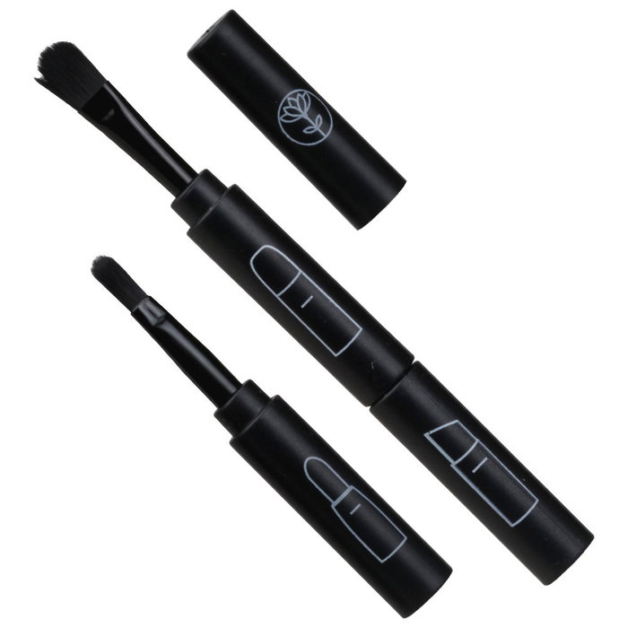 Cosmetic Club Brochas de Maquillaje 3 en 1, Set con 3 Pinceles Multiusos para Base, Contorno y Difuminado, Material Nailon