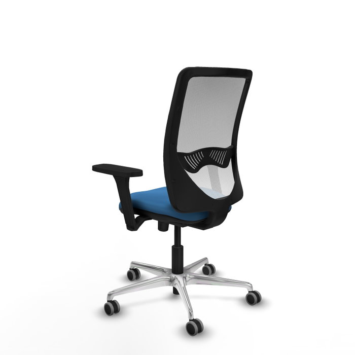 PIQUERAS Y CRESPO Silla de oficina Zulema con Mecanismo Sincro, Azul claro y Blanco PIQUERAS Y CRESPO Silla de oficina Zulema con Mecanismo Sincro, Azul claro y Blanco