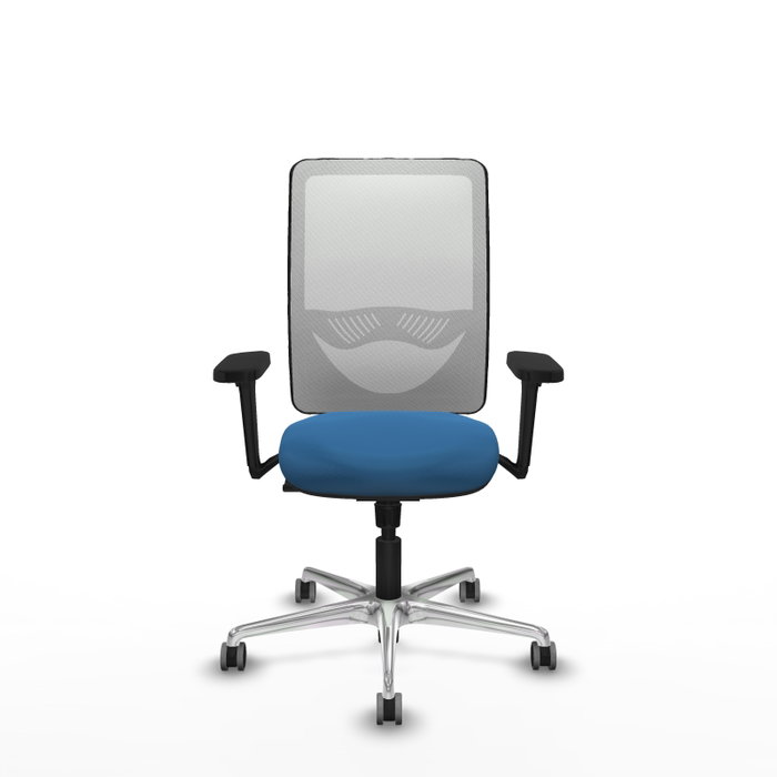 PIQUERAS Y CRESPO Silla de oficina Zulema con Mecanismo Sincro, Azul claro y Blanco PIQUERAS Y CRESPO Silla de oficina Zulema con Mecanismo Sincro, Azul claro y Blanco