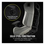 CORSAIR Gaming T3 RUSH - Silla Gaming PC, Asiento y Respaldo de Malla, Gris/Blanco, Ajuste 4D, 120kg (2023)