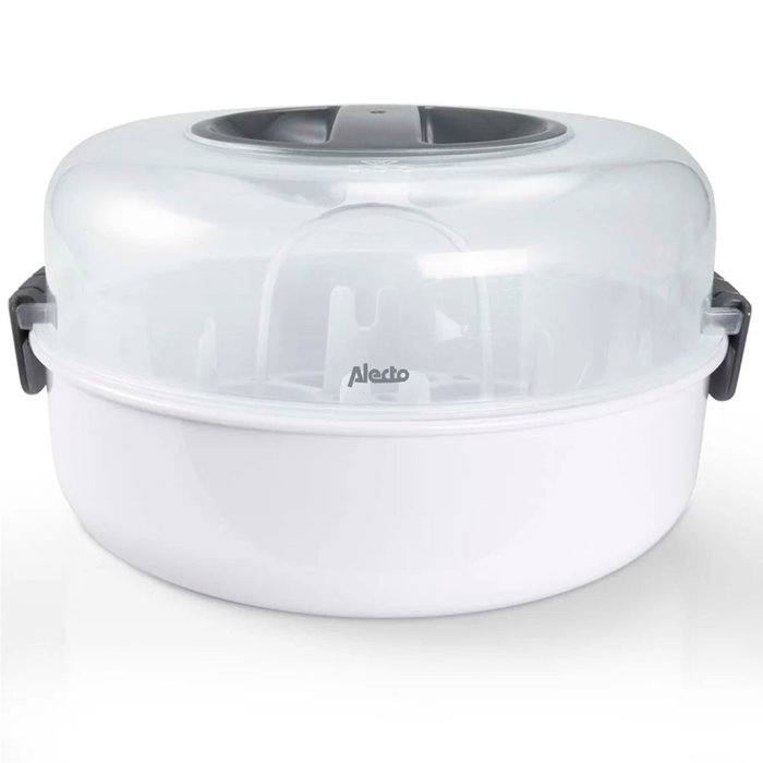 Alecto BW-04 Esterilizador de Biberones para Microondas, Blanco