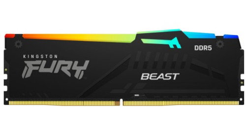 Kingston Fury Beast RGB 8GB DDR5 5200MHz CL40 DIMM Kingston Fury Beast RGB 8GB DDR5 5200MHz CL40 DIMM