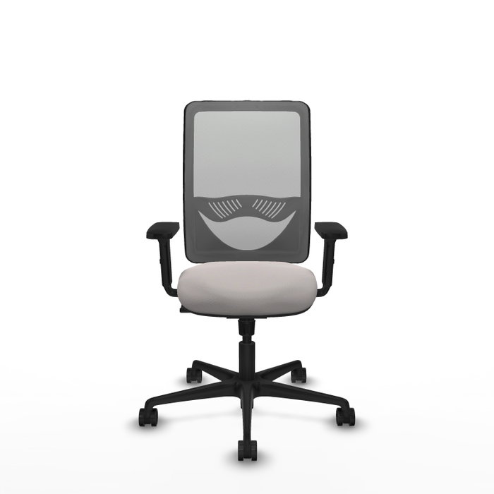 PIQUERAS Y CRESPO Silla de Oficina Zulema Blanco y Gris PIQUERAS Y CRESPO Silla de Oficina Zulema Blanco y Gris