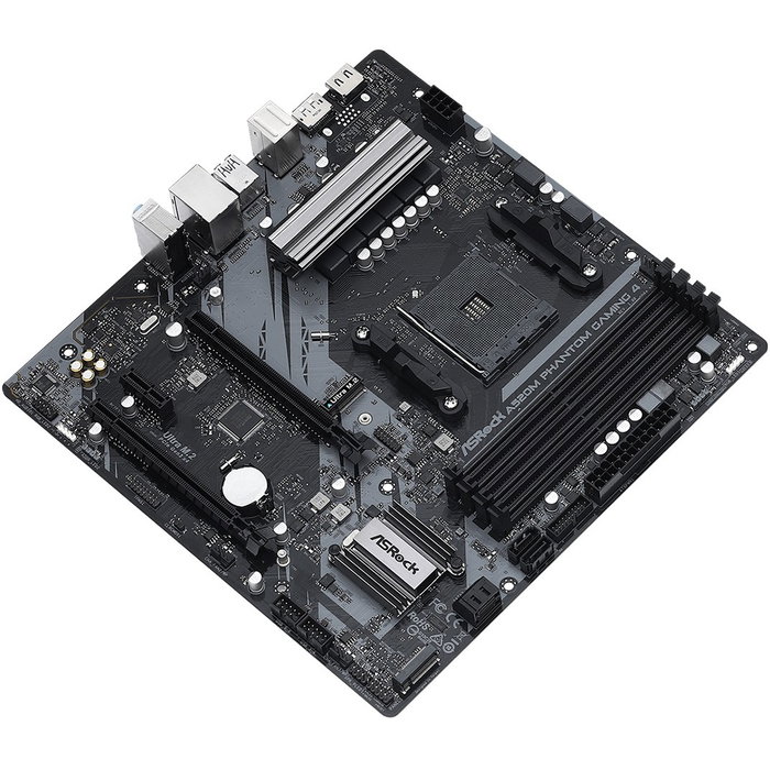 ASRock A520M Phantom Gaming 4 Placa Base AM4 mATX HDMI DP DDR4 Retail AMD A520