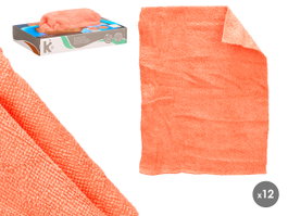 Arte Regal Set 12 Paños Microfibra Naranja 30 x 23 cm (Set de 12)