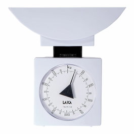 Laica Balanza mecánica con bol blanca 1kg Ks711